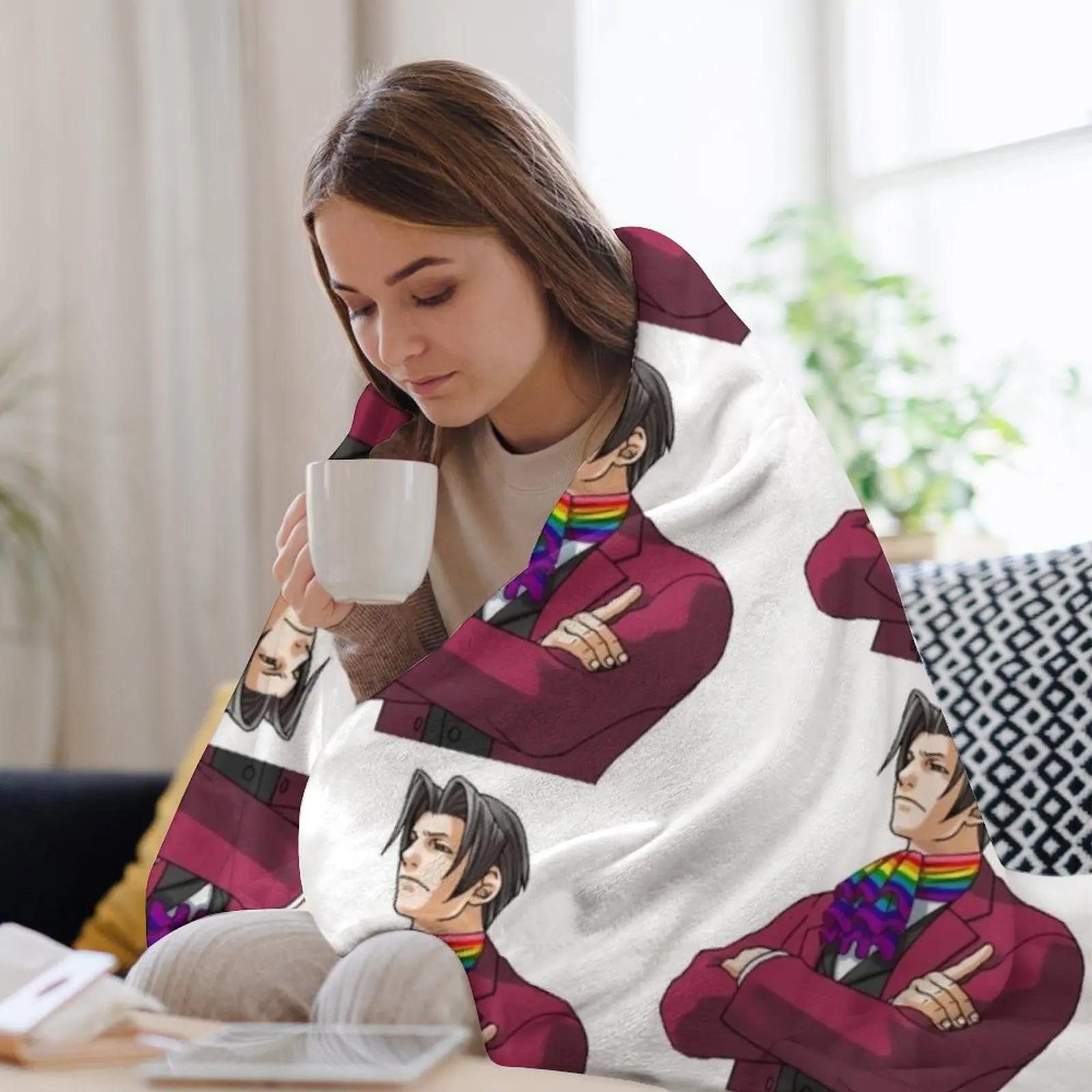 Одеяло Miles Edgeworth Pride декоративные плюшевые пляжные одеяла