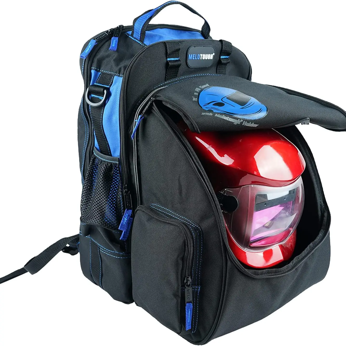 Сумка для инструментов электрика melohard, рюкзак для сварочных инструментов с шлемом, сверхпрочный органайзер для инструментов, сумка для столярника электрика