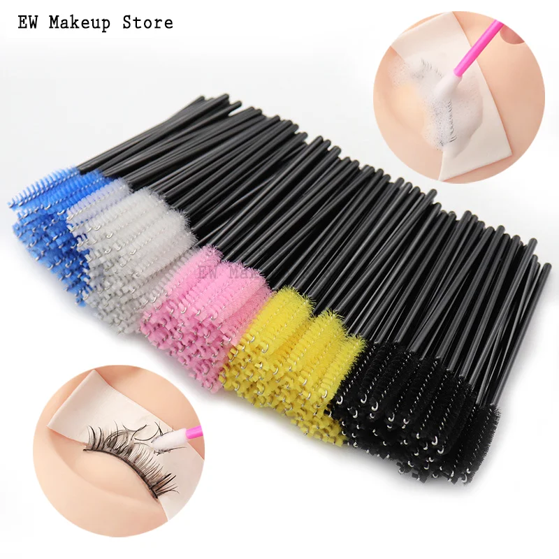 

Bendable Micro Brushes Disposable Microbrush Applicators Eyelash Extensions Eyelash Micro Eyelash Comb Brush Spoolers Eyebrow