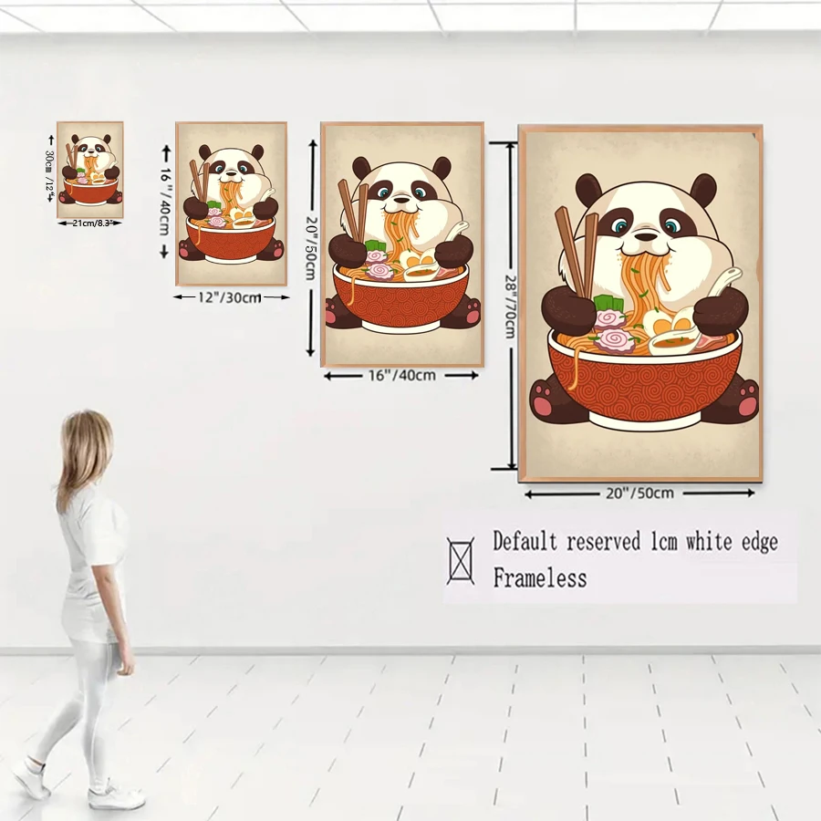 Японский котенок декоративная живопись укиё-э суши ресторан японский рамен