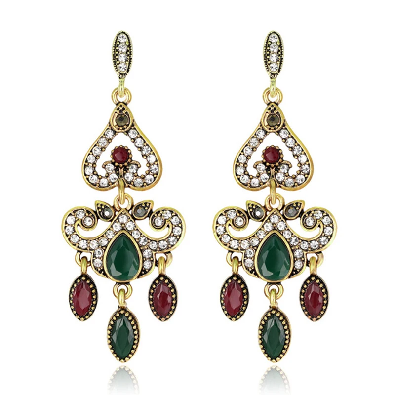 

Earrings for women court retro style long earrings noble and elegant original Tassel Earrings designer earrings for women luxury