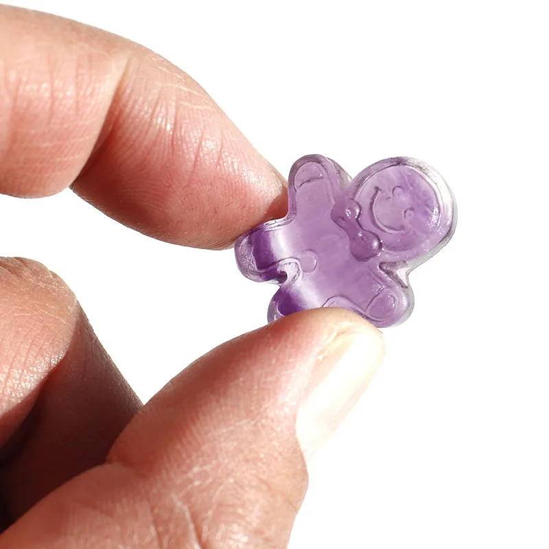 

10 / 20 Pcs 0.8 Inch Natural Rainbow Fluorite Crystal Gingerbread Man