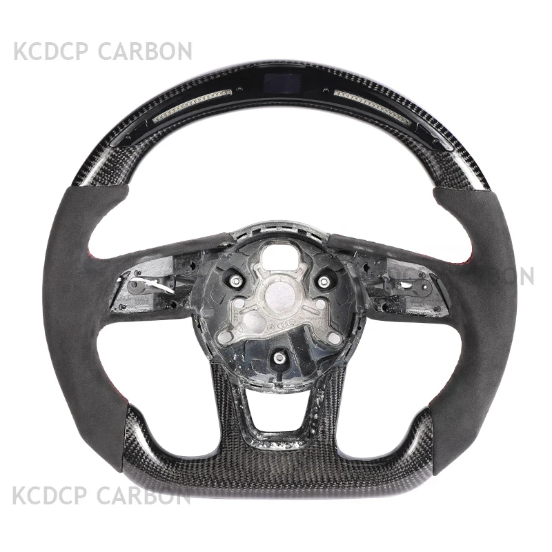 Руль из углеродного волокна для Audi A3 A4 B9 A5 RS3 RS4 RS5 S3 S4 S5 RS6 RS7 Q5 Q7 RSQ5 RSQ3 A6 A7 A1 A8