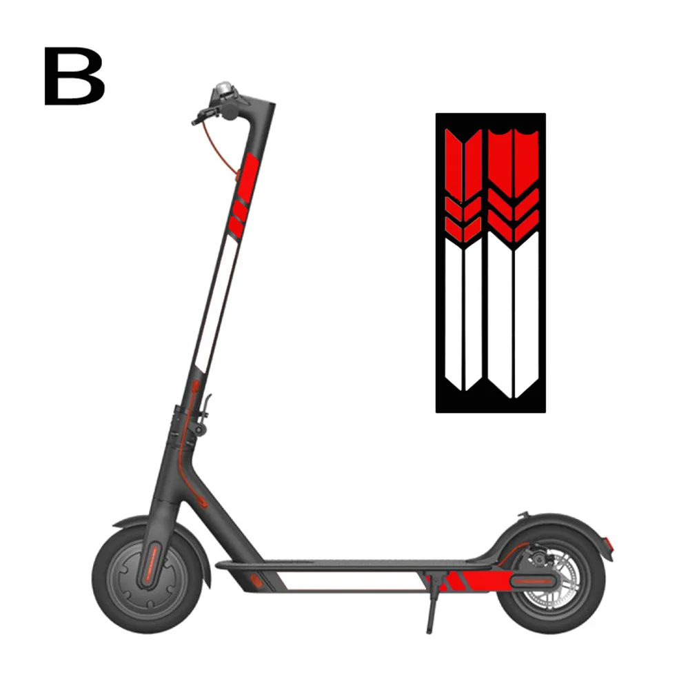 

For Xiaomi M365/Pro/1S/Pro 2 Scooter Reflective Sticker Cover Set Reflective Sticker Set PVC High Quality Electric Scooter Accs