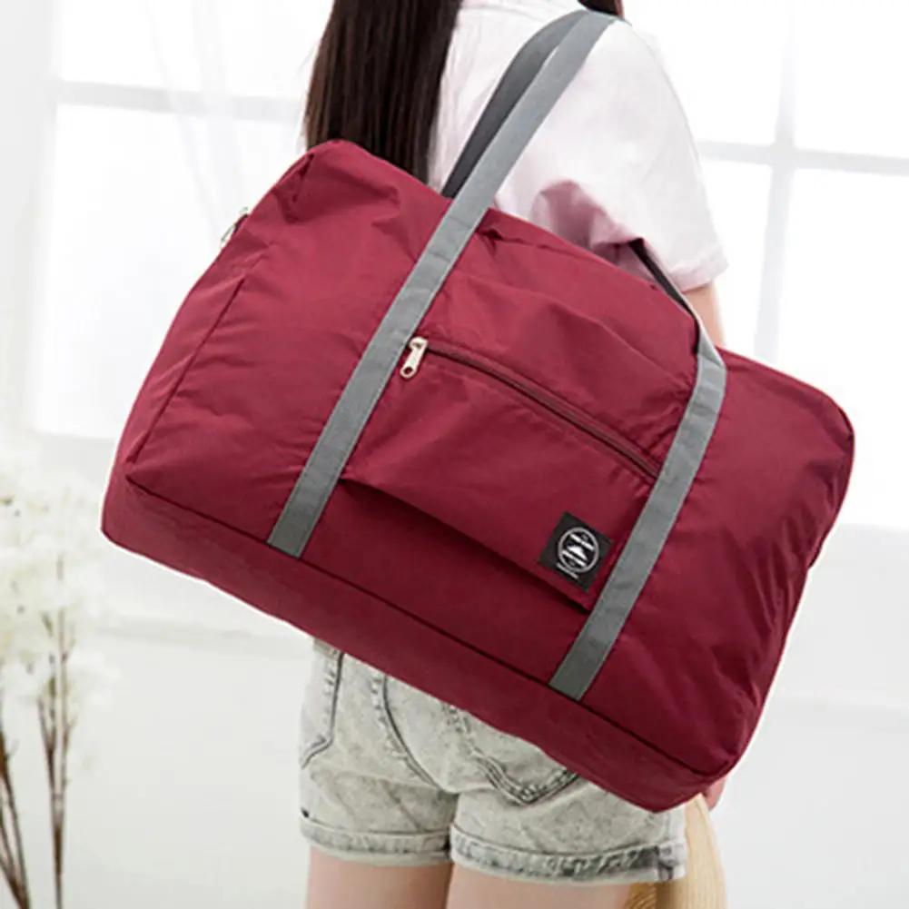 

Дорожные сумки, женские сумки, новые нейлоновые Складные портативные сумки, водонепроницаемые сумки для хранения багажа, сумка-Органайзер для одежды