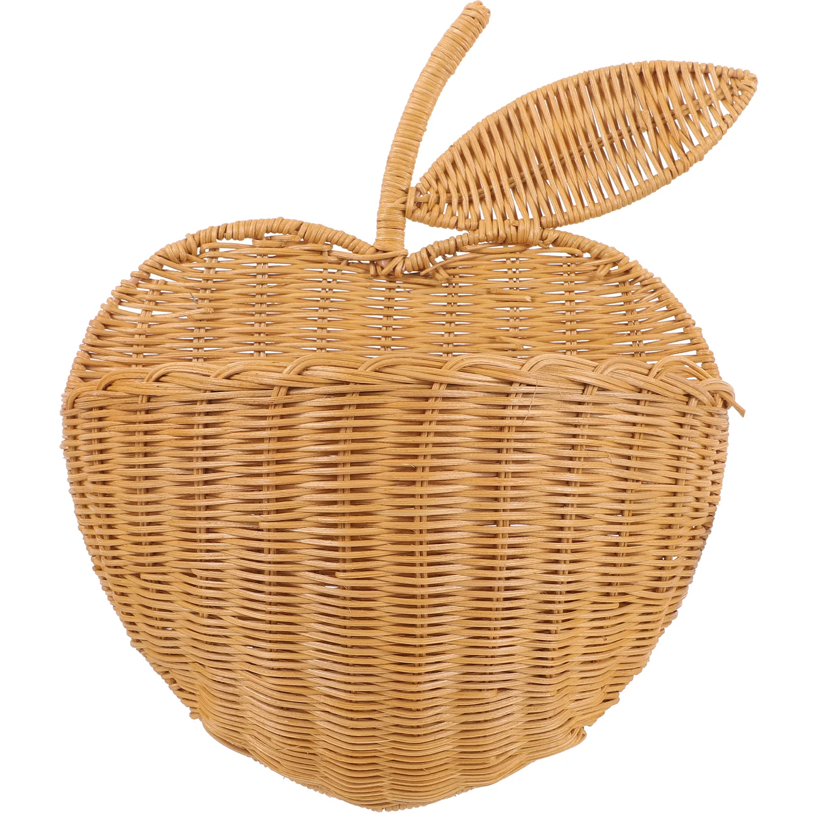 

Apples Shaped Rattan Woven Basket Hand Woven Storage Basket Woven Hanging Basket for Wall