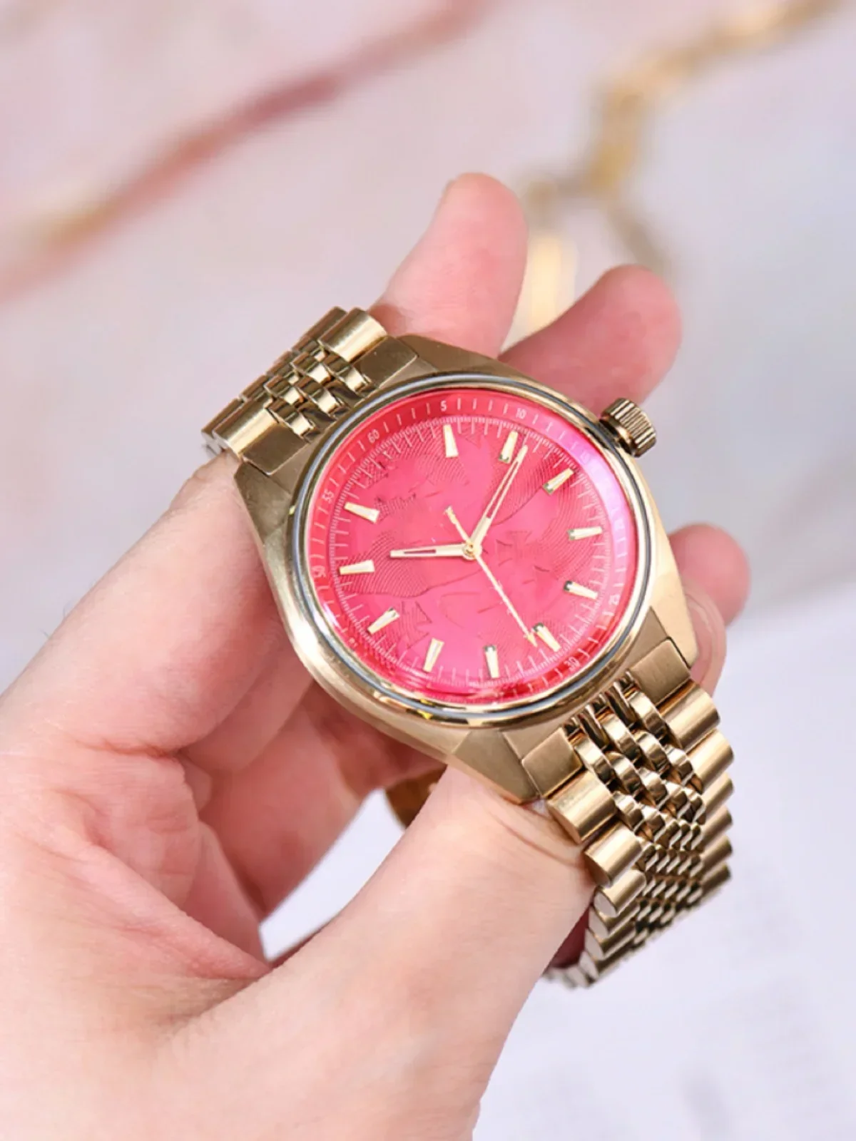 Женские Водонепроницаемые кварцевые часы с изображением всадника и фруктов