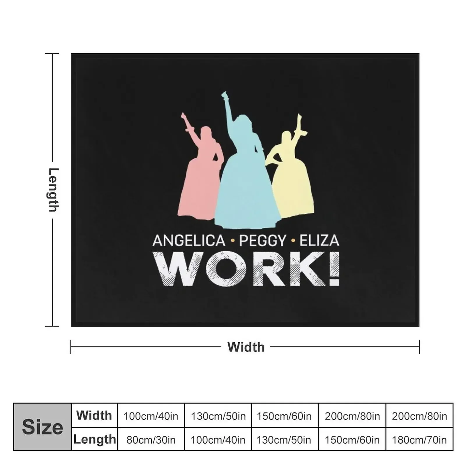 Plush одеяло Angelica Eliza And Peggy Work