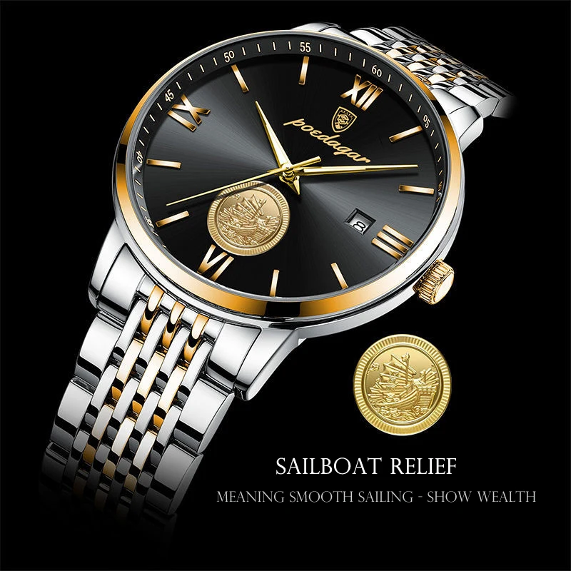 Часы наручные мужские кварцевые водонепроницаемые в стиле милитари 2021 |