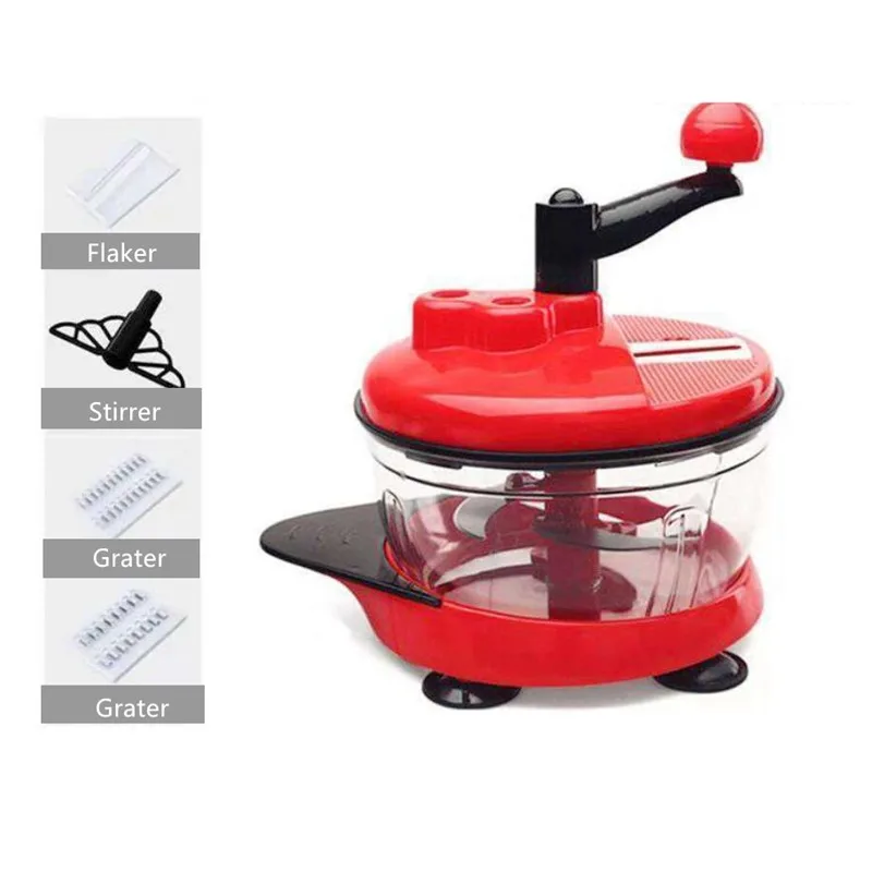 

AHTOSKA Multi-function Manual Food Processor Household Meat Grinder Vegetable Chopper Egg Blender Foods Shredder Machin