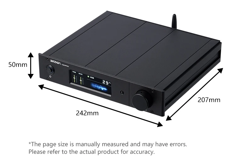 Фото Высококлассный HIFI-усилитель BRZHIFI X20-PRO с двумя чипами TPA3255 из США, независимым декодером ES9039 для BT 6.2. №2