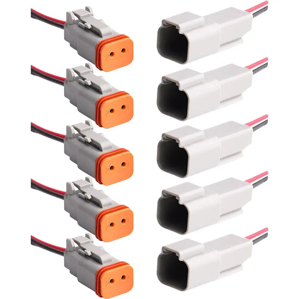 

Водонепроницаемый электрический разъем DT, 6-контактный