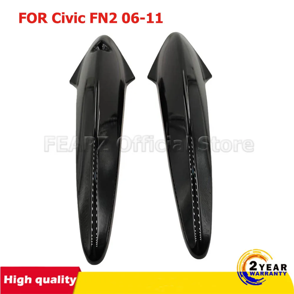 

For CIVIC TYPE R FN2 FK2 Only Euro Civic Car Carbon Fiber Exterior Door Handle Cover Trim Fit Black Door Handles Gloss