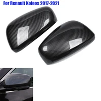 for renault koleos 2017 2018 2019 2020 2021 car carbon fiber rearview mirror cover side rear view mirror caps decoration sticker