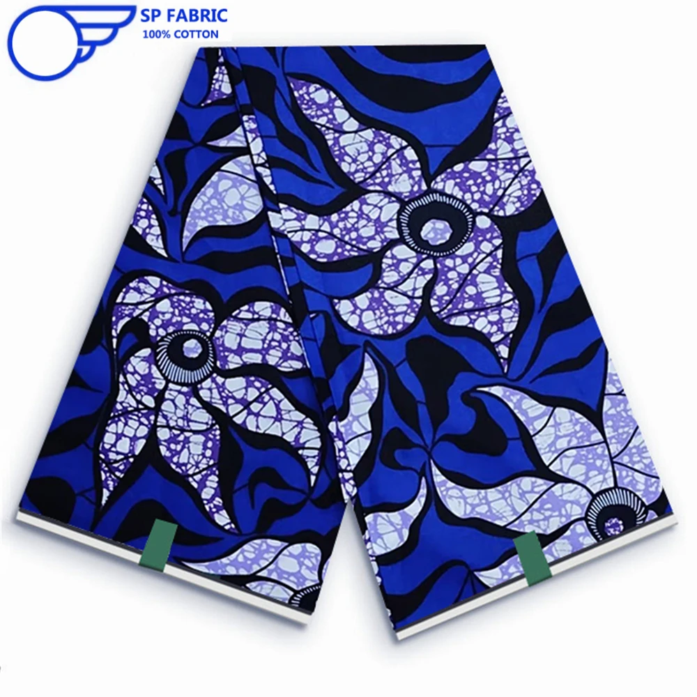 2023 новейшая Подлинная Супер африканская ткань Вощеная Анкара Ткань Голландский