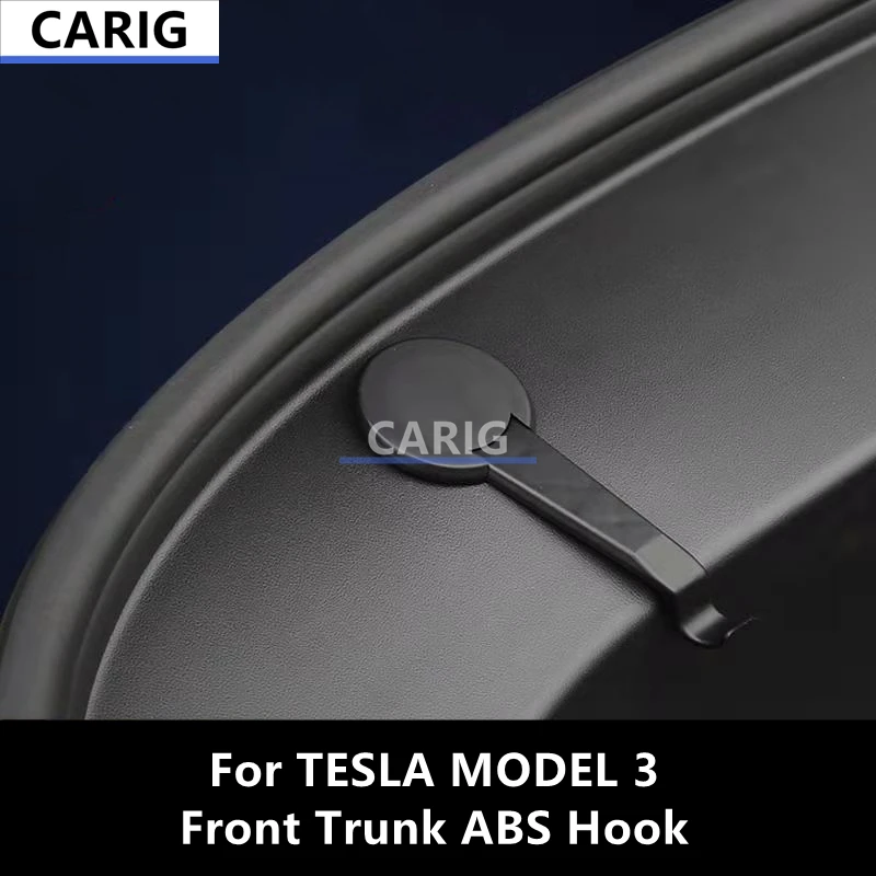 

For TESLA MODEL 3 Front Trunk ABS Hook,Storage Artifact Modification Accessories