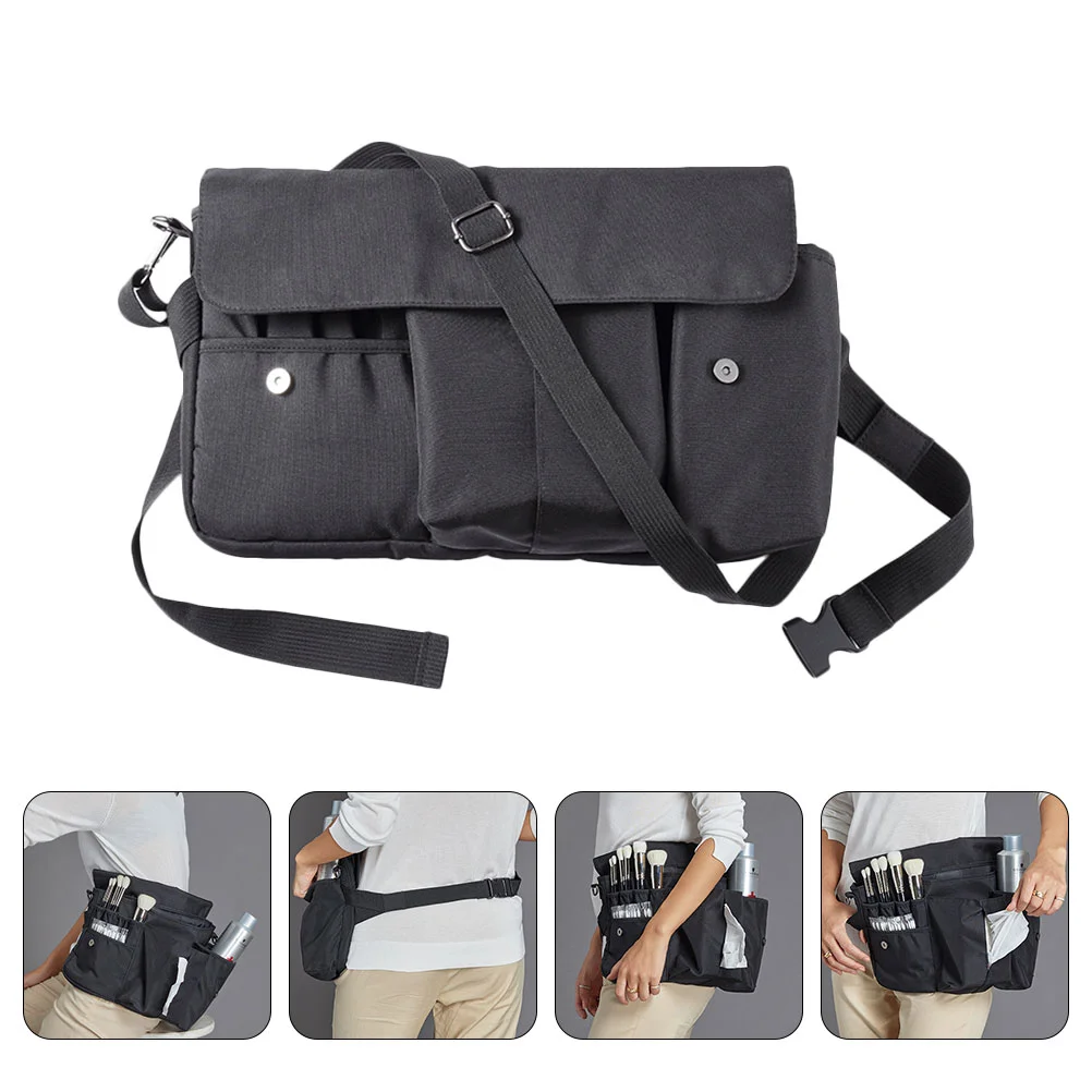 

1pc Makeup Brush Storage Organizer Makeup Brush Organizer Cosmetic Waist Pouch Barber Scissors Pouch Cosmetic Brush Bag