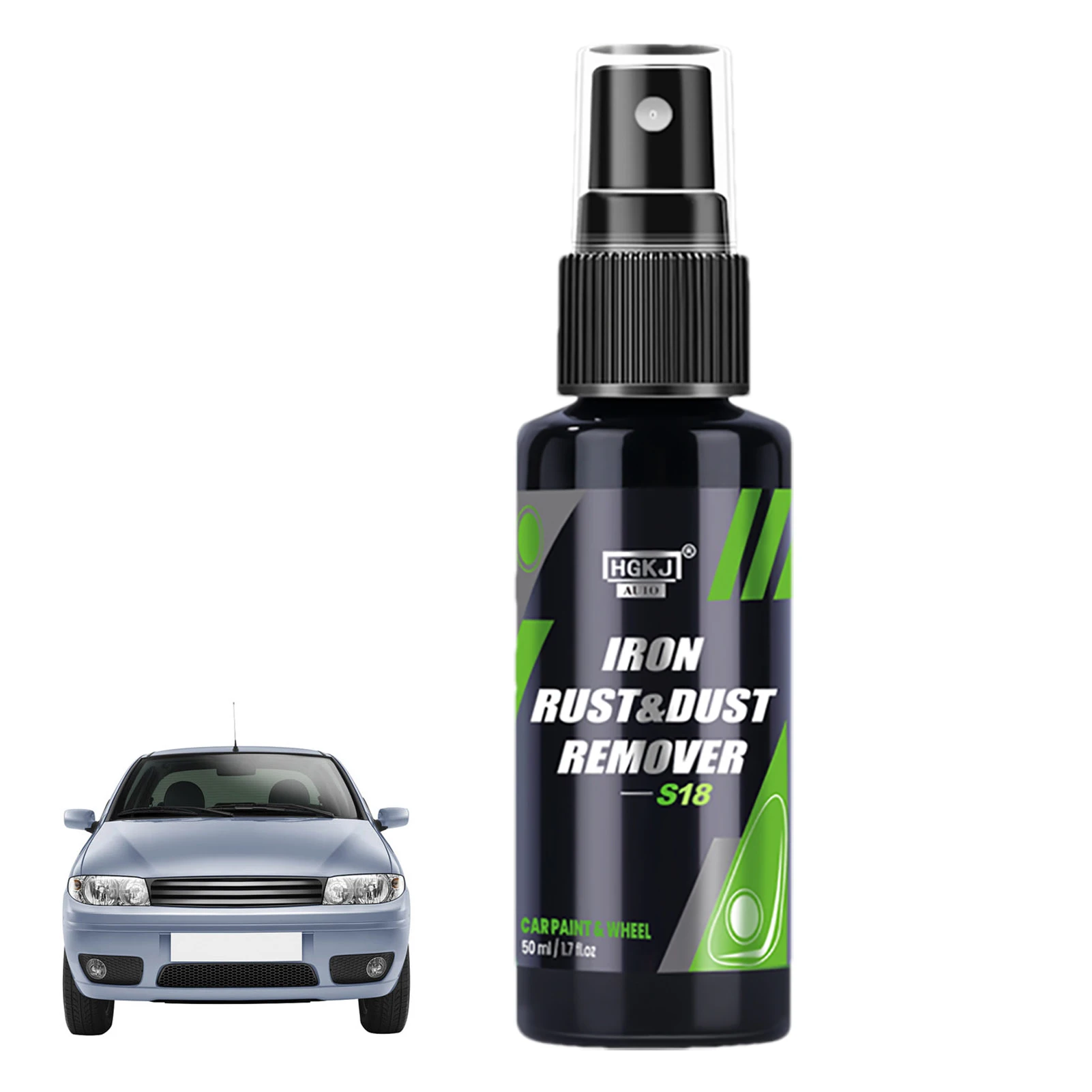 

50/100ML Rust Remover Spray Iron Contaminant Removal Cleaner Auto Car Care Fallout Decontamination Kit Auto Car Care Iron
