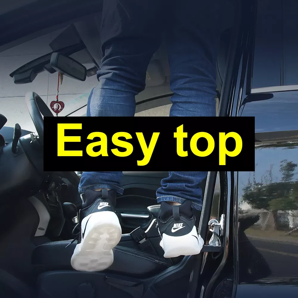 

Automobile and motorcycle accessories 2021 Universal Foldable Auxiliary Pedal Roof Pedal Car Vehicle Folding Stepping Ladder Foo