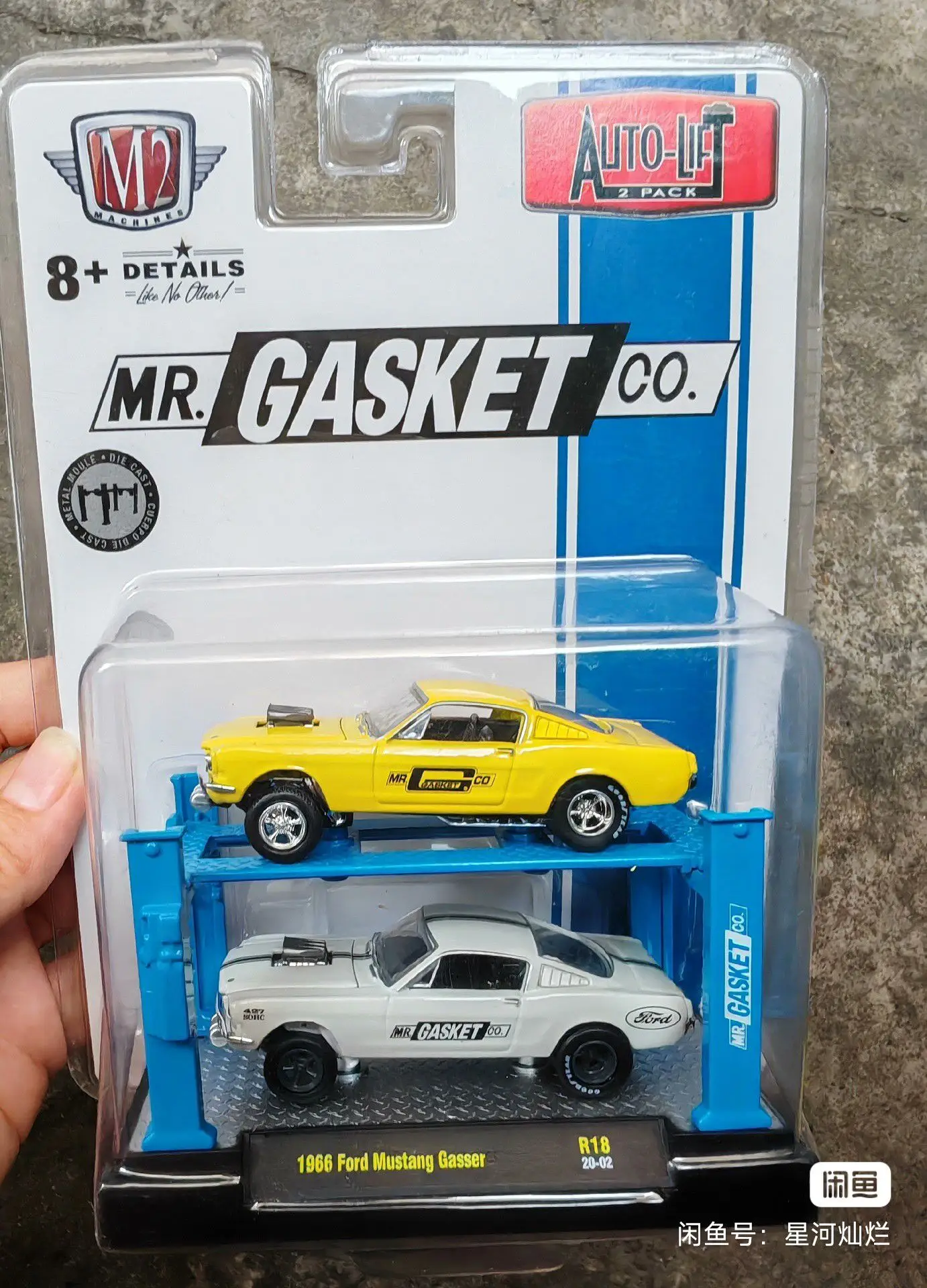 Машины M2 1/64 1966 Ford Mustang Gasser коллекция моделей автомобилей из литого под давлением