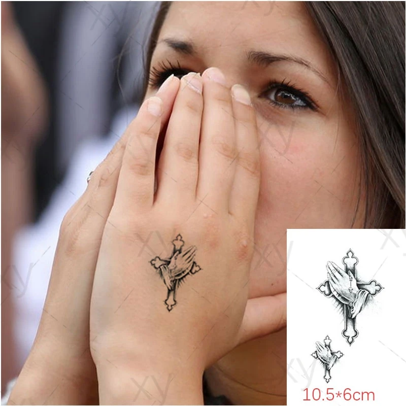 

Временные татуировки наклейки руки вместе мир крест животные Поддельные Татуировки водостойкая татуировка на запястье руки маленький размер для женщин мужчин девушек