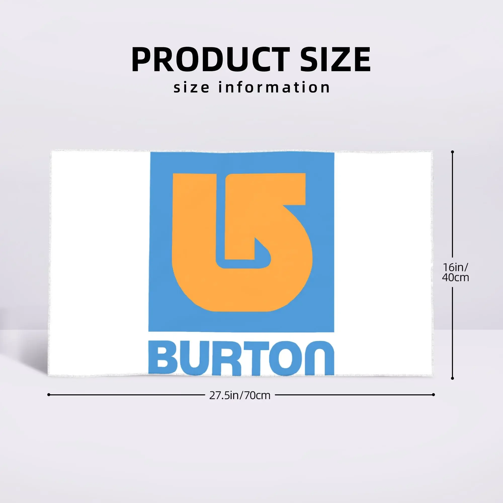 Фото Полотенце для лица Custom Burton Sportive Soft: быстросохнущее, дышащее, хлопковое, для бассейна и ванной №4