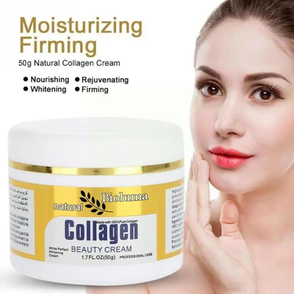 

Collagen Remove Wrinkles Face Cream Anti Aging Korean Moisturizing Fine Cream Lifting Ski Brighten Lines Whitening Firming Z5p6