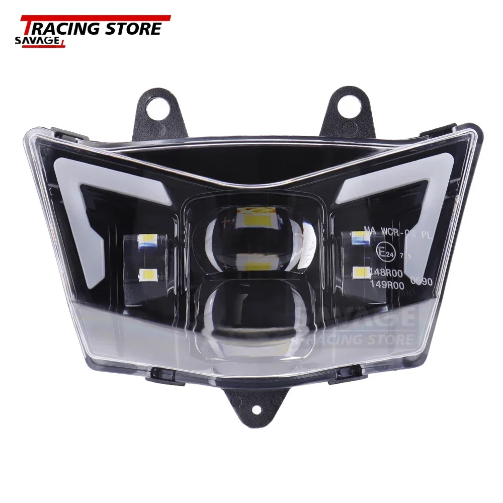 

Новый KLX 125 KLX 150, светодиодный обтекатель фары в сборе для Kawasaki D-Tracker KLX125 KLX150, аксессуары для мотоциклов, головной светильник, лампа