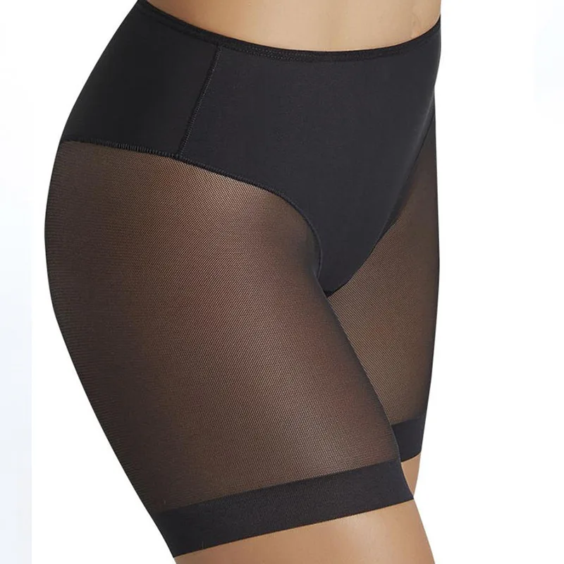 Seamless Lingerie Under Skirt Sexy Slimming Anti Chafing Thigh Safety Short Pants Underwear Mesh Ultra-thin Women Safety Pants