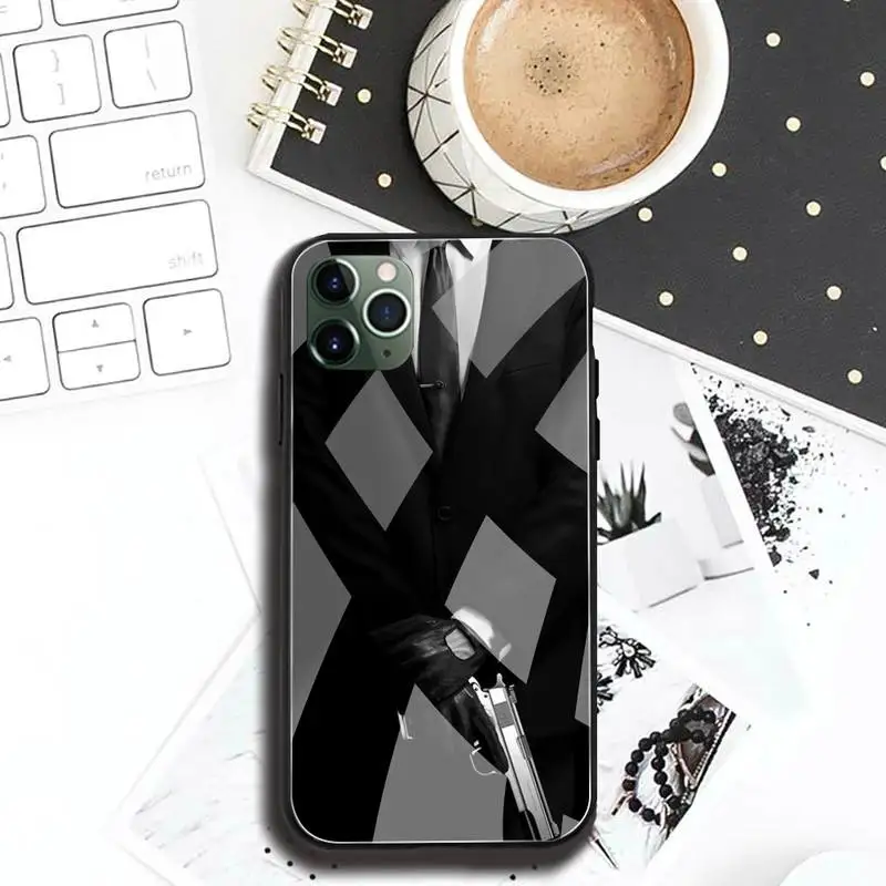 Мужской костюм рубашка галстук чехол для телефона закаленное стекло iPhone 13 12 Mini 11