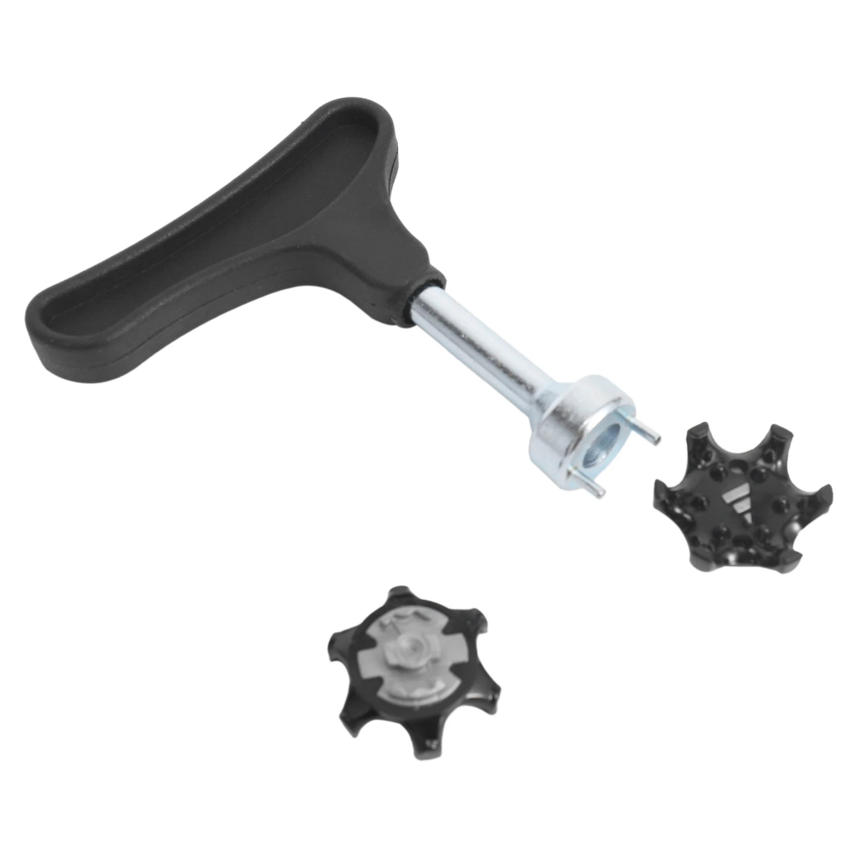 

25Pcs Easy to Change Studs Universal Anti Skid Golf Shoes with Golf Spike Wrench Two Pin Shoes Remover Replacement