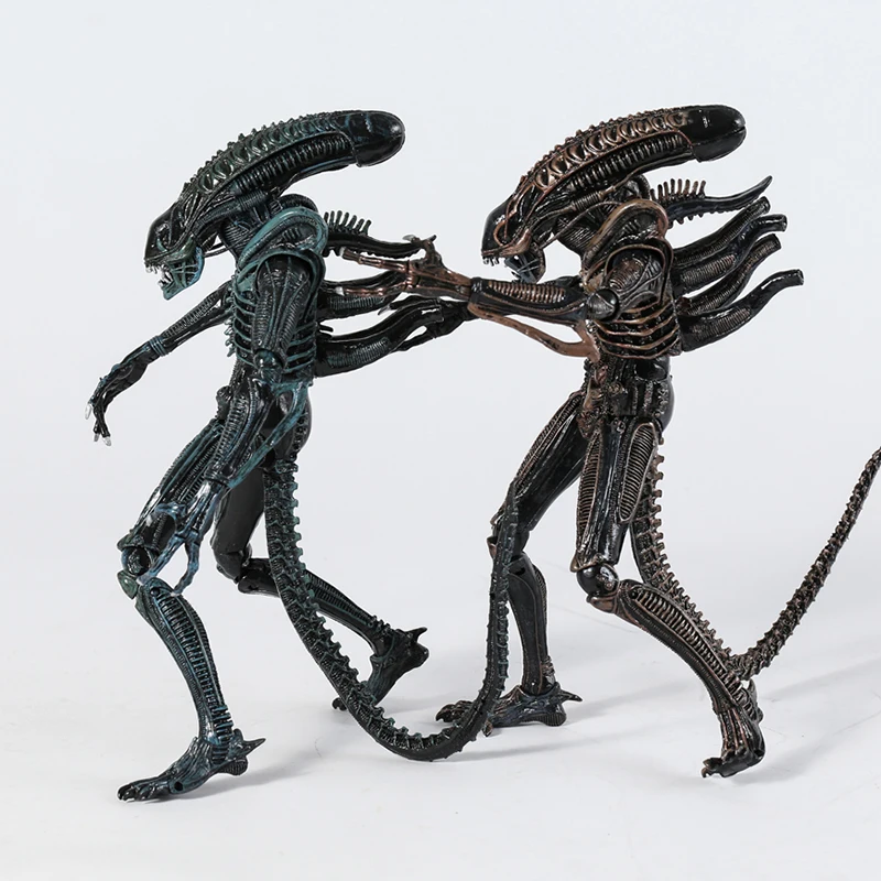 

NECA Aliens Ultimate Edition Brown / Blue Warrior Alien Action Figure PVC Collection Model Toys Brinquedos