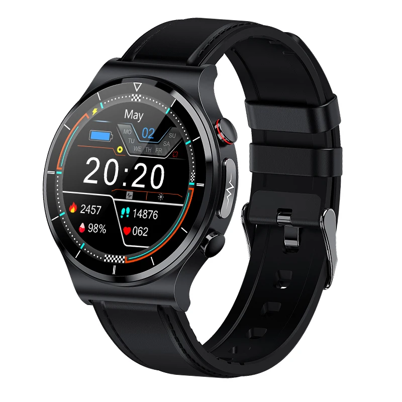 

ECG+PPG Smart Watches Mens Blood Pressure Heart Rate Watch IP68 Waterproof Fitness Tracker Smartwatch For Huawei Xiaomi