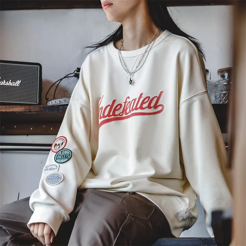 Женский повседневный пуловер в американском стиле Maden свитер с контрастной