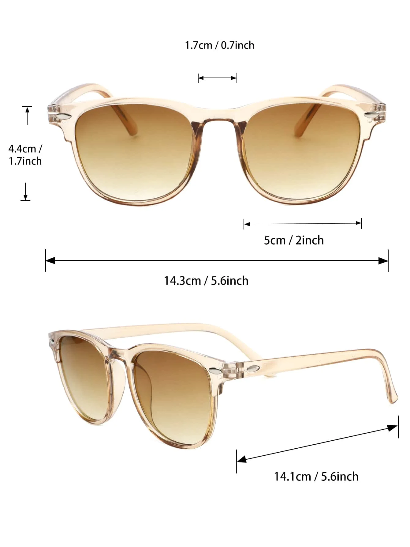 Комплект Из 6 Солнцезащитных Очков Унисекс С Геометрической Пластиковой И