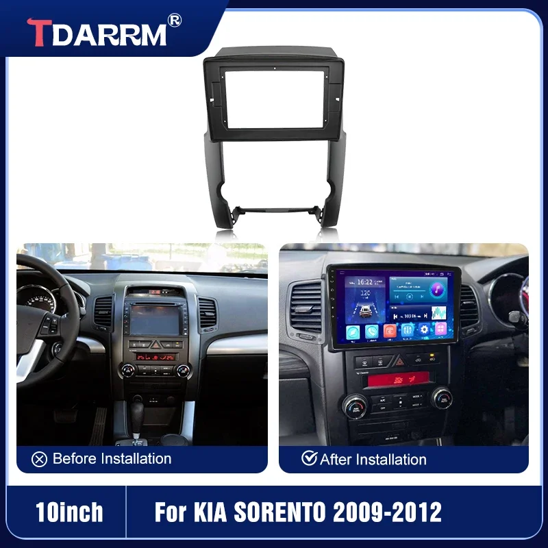 Автомобильный радиоприемник для Kia Sorento 2009-2012 панель MP5 с Android Корпус Корпуса 2Din