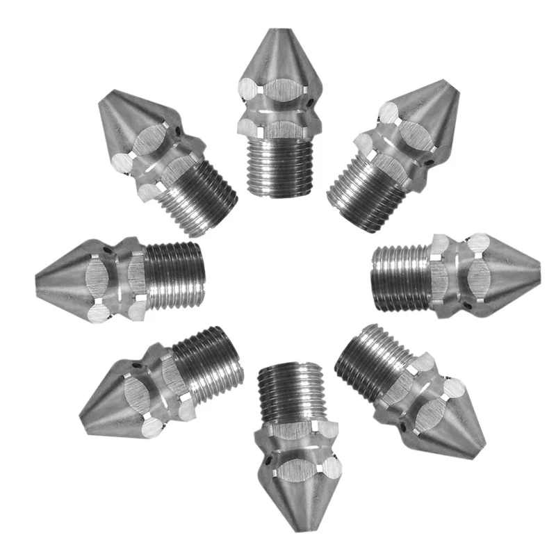

1pc Cleaning Nozzle High Pressure Jet Washer Guns Drain Sewer Pipe Spray 4 Garden Accessories Tools Forward Hole