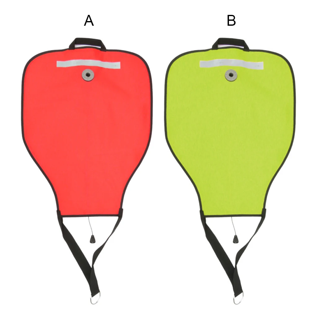 

50lbs Fluorescent Scuba Diving Lift Bags Outdoor Underwater Diver Accessory Snorkeling Work TPU Nylon Salvage Sack