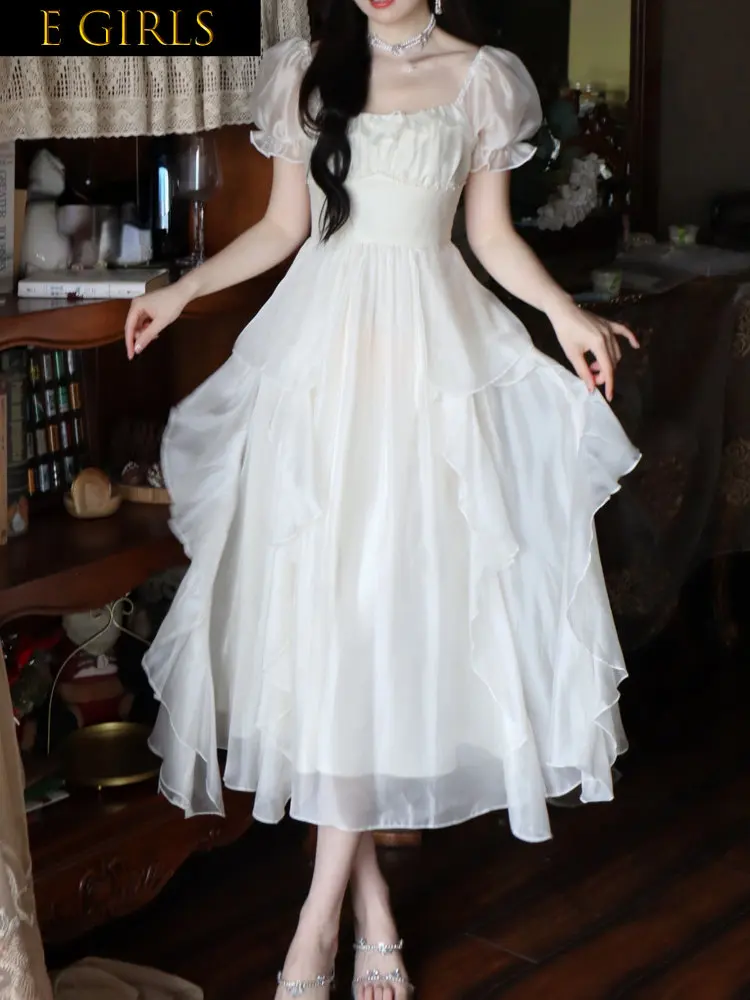 

Женское шифоновое платье средней длины, с длинным рукавом