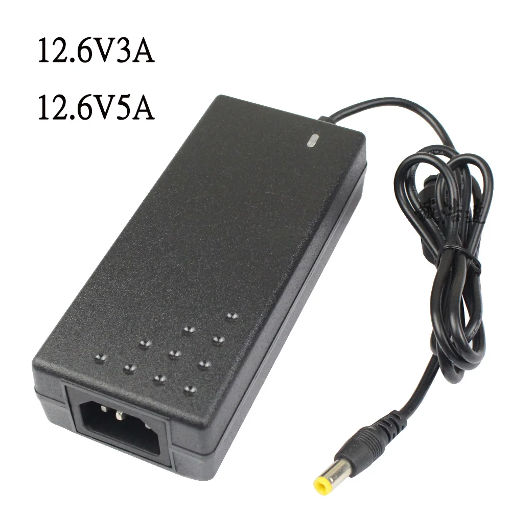 

18650 group polymer 12V universal power supply 3 series ternary battery special fast charging 12.6V3A5A lithium battery charger