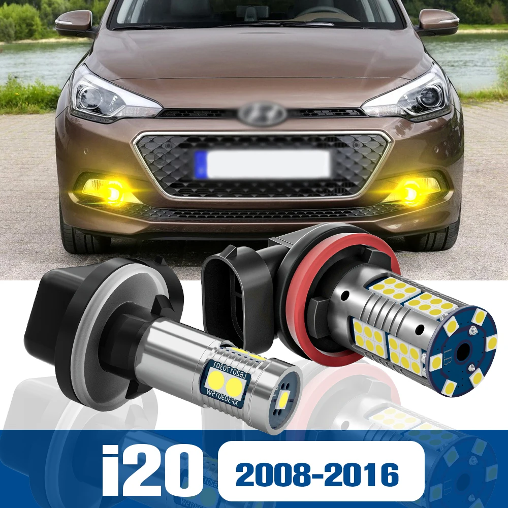 

2pcs LED Fog Light Blub Lamp Accessories Canbus For Hyundai i20 2008 2009 2010 2011 2012 2013 2014 2015 2016