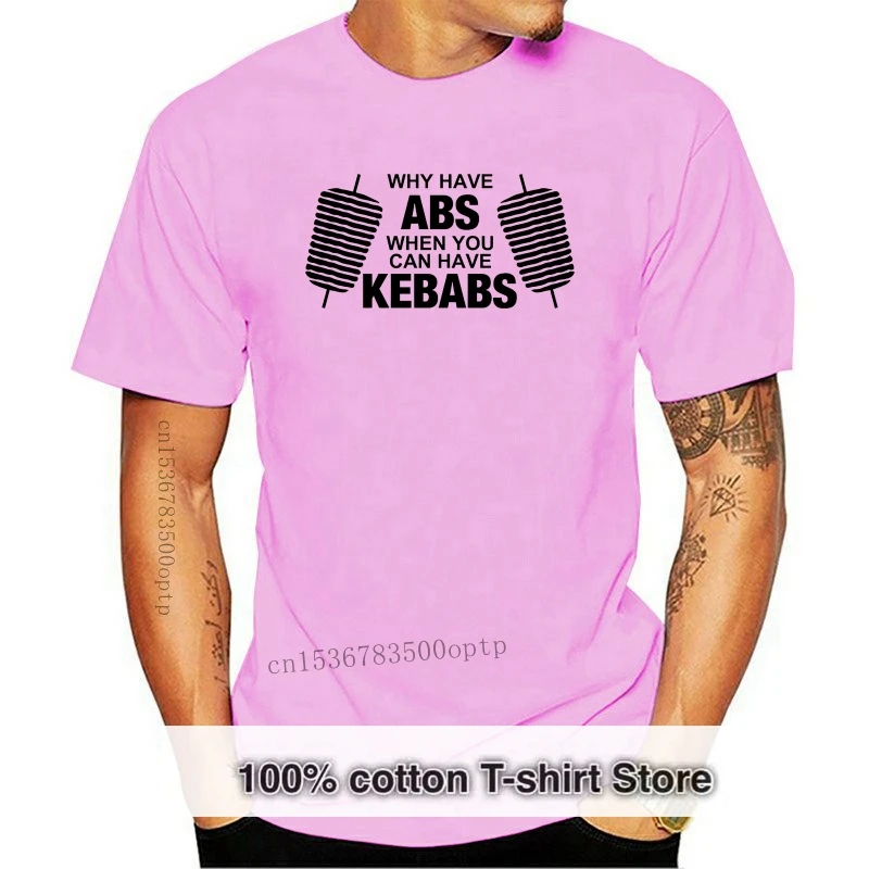 

Новинка 2019, модная футболка, Мужская футболка кебаб из АБС-пластика, забавная летняя футболка с изображением еды для спортзала, прикола, отц...