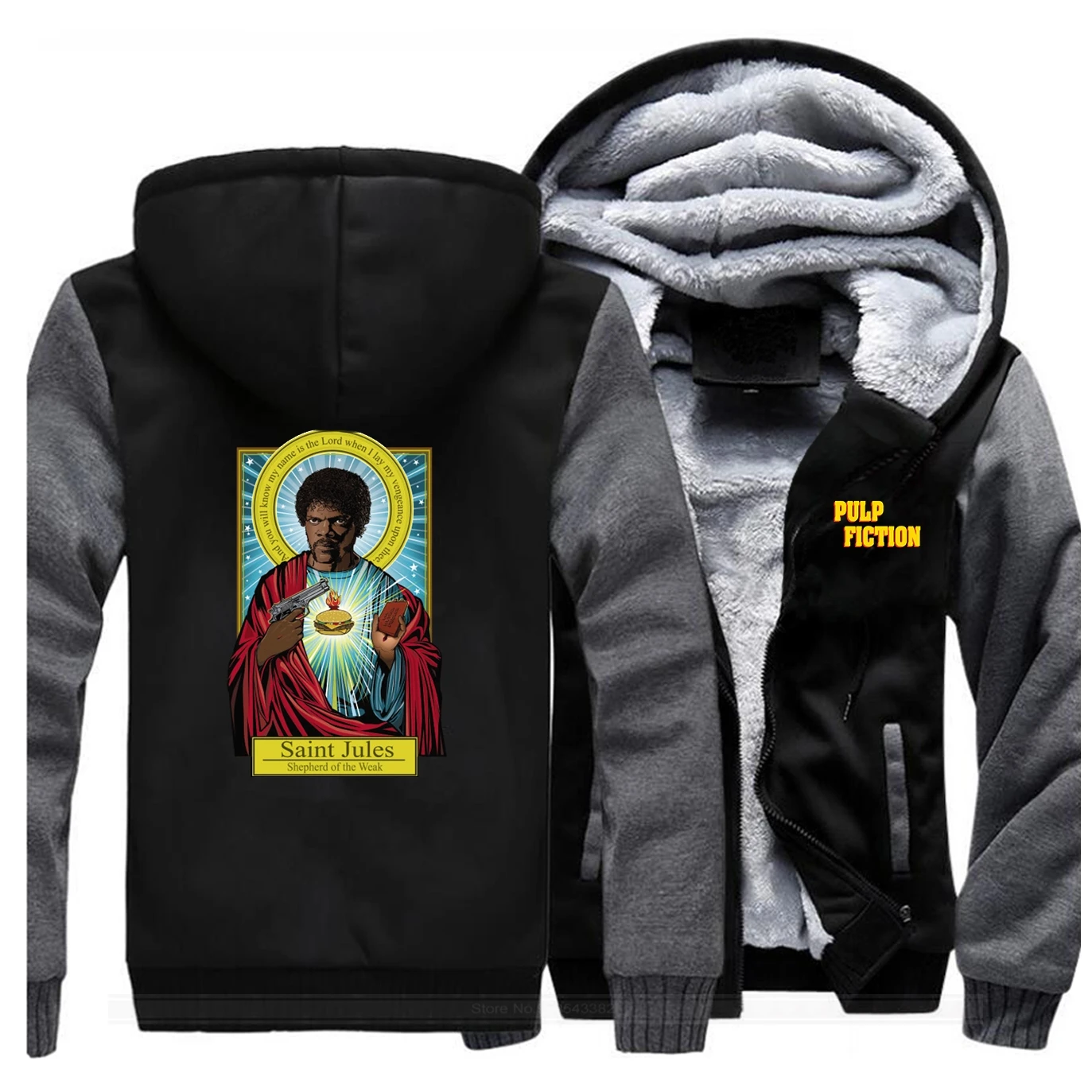 

Мужская Флисовая Толстовка с капюшоном, на молнии