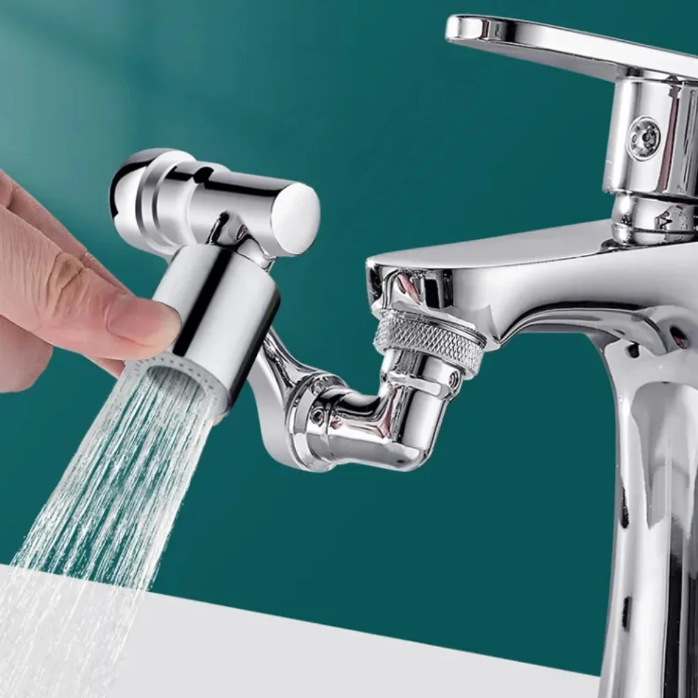 

Robotic Filter Washbasin Plastic Faucet Faucets Arm Rotation Bubbler Kitchen Aerator 1080° Nozzle Splash Universal Extender
