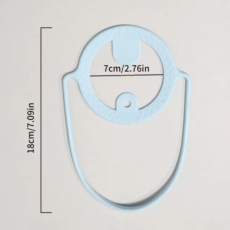 Новая силиконовая ручка для бутылки с водой изолированные тумбы кофейная кружка