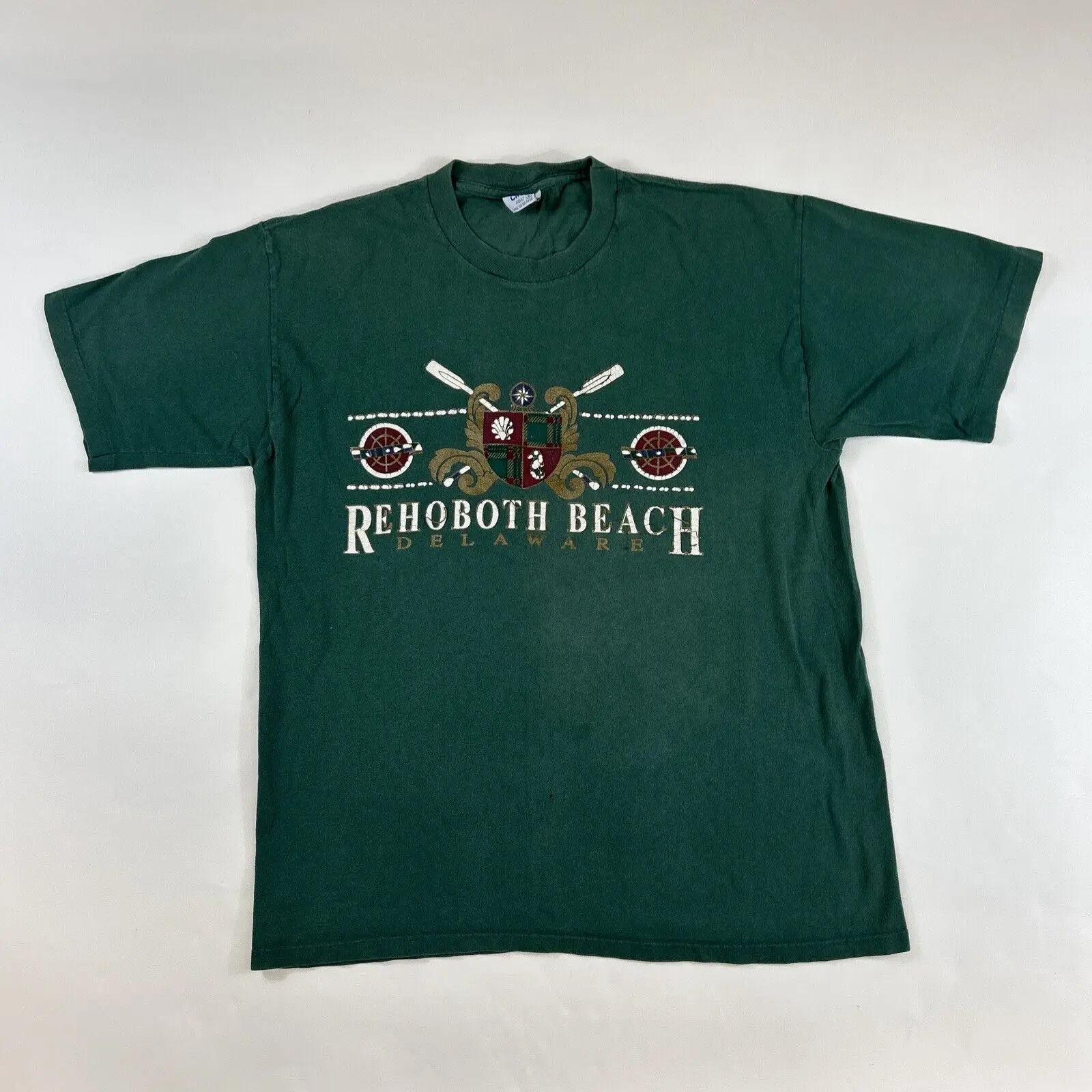 Винтажная Пляжная футболка Rehoboth Делавэр размер L