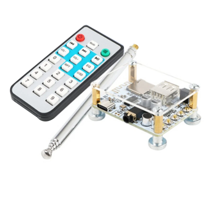 

Bluetooth 5.0 Audio Receiver Decoding Module U Disk TF Card Playback Upgraded Receiver Package