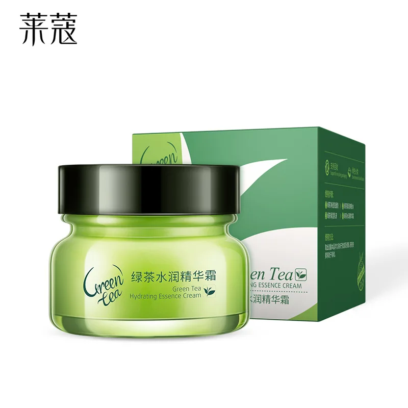 Green Tea Facial Cream Hydrating Moisturizing Oil Control Anti Aging Wrinkle Whitening Skin Care Smooth Ointment Skin Care