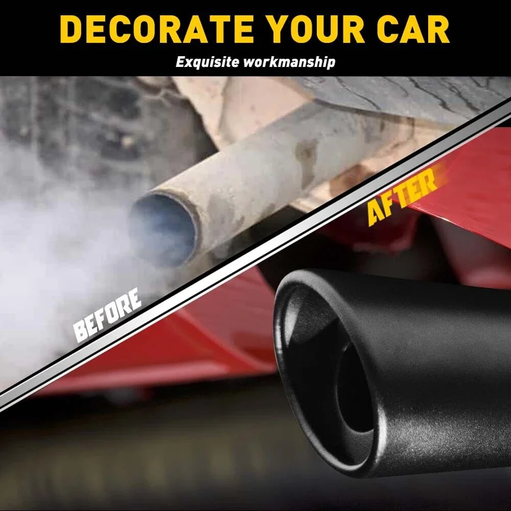 Черный Овальный Глушитель Из Алюминиевого Сплава Хвостовая Труба Nacelle Для