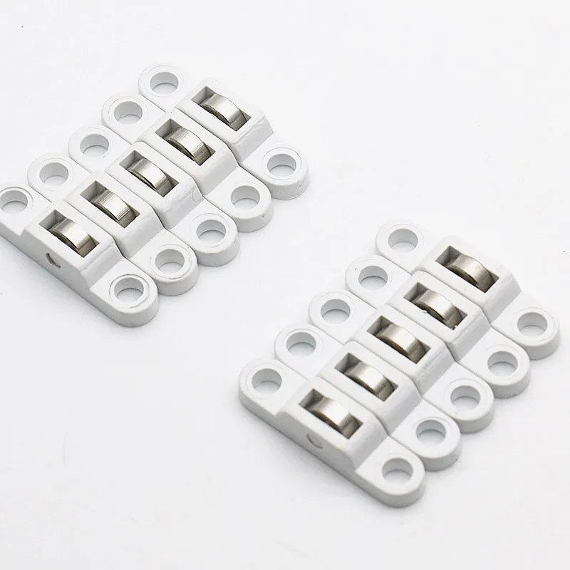 Ролики для раздвижных дверей шкафов 10 шт. Медные мебельные аксессуары и окон